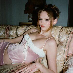 NWWT With Jean Sylvie Pink Corset Top